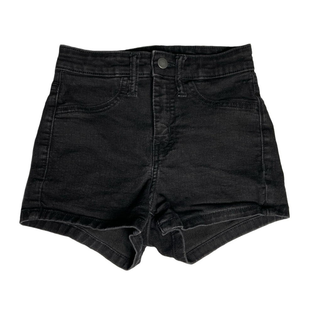 Wild Fable Juniors High Rise Short Shorts Black Size 00/24R